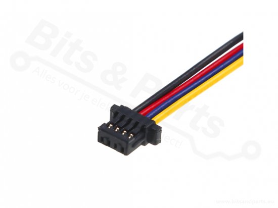 Kabel JST-SH 4 pins 10cm voor Qwicc/QT sensors - Elecrow